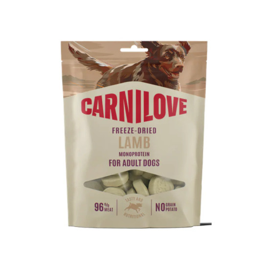 Carnilove® Freeze-Dried Snack Lamb Monoprotein for Adult Dogs 60gr