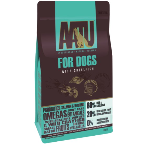 AATU DOG GRAIN FREE SHELLFISH 1,5kg