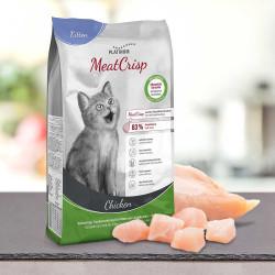 PLATINUM Meatcrisp Kitten Chicken Αποξηραμένη Ξηρά Τροφή για Γατάκια με 83% Φρέσκο Κοτόπουλο 1.5kg