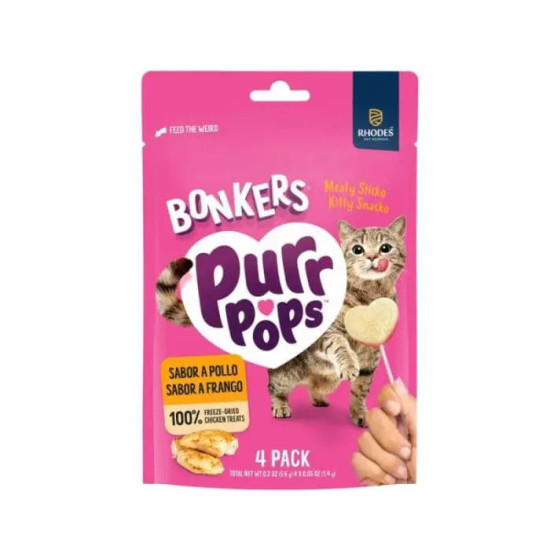 Bonkers Λιχουδιά Γάτας Freeze Dried με Κοτόπουλο 20gr