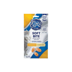 EGEO SOFT BITE STERILISED CHICKEN AND CHEESE 3x10gr
