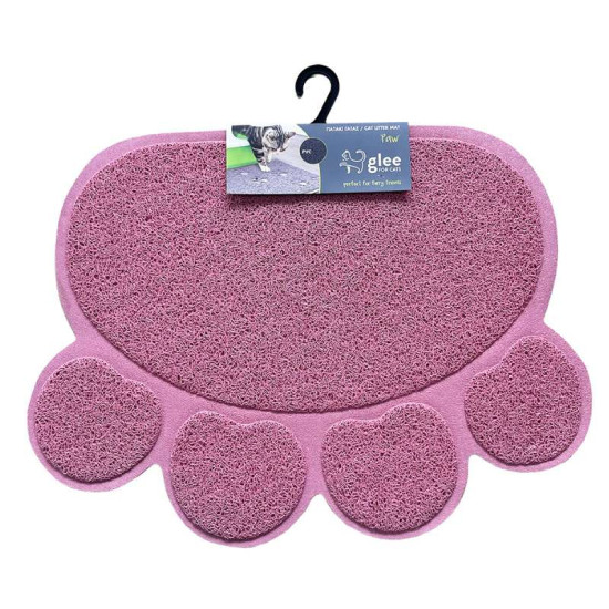 Glee Πατάκι Τουαλέτας Paw  Ροζ 45x60cm