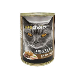 ProChoice Cat Pate Grain Free Adult Κοτόπουλο & Συκώτι 400gr