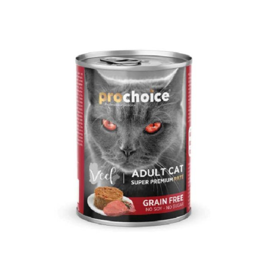 ProChoice Cat Pate Grain Free Adult Μοσχάρι 400gr