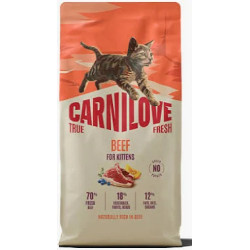 Ξηρά Τροφή Carnilove True Fresh kitten Beef 400gr