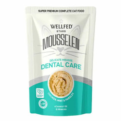 Wellfed Υγρή Τροφή Γάτας Mousselen Dental Care 40gr