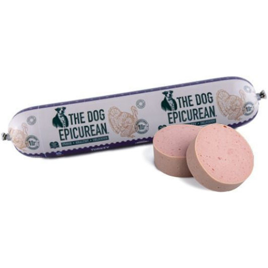 Doca Σαλάμι Σκύλου χωρίς Γλουτένη με Γαλοπούλα 800gr