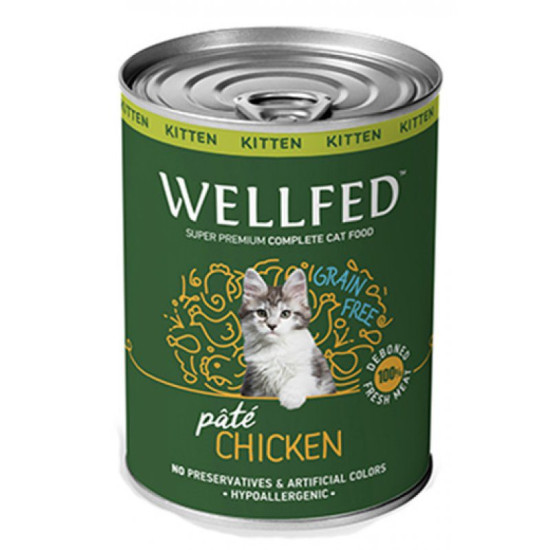 Wellfed Kitten Chicken Cat 400gr