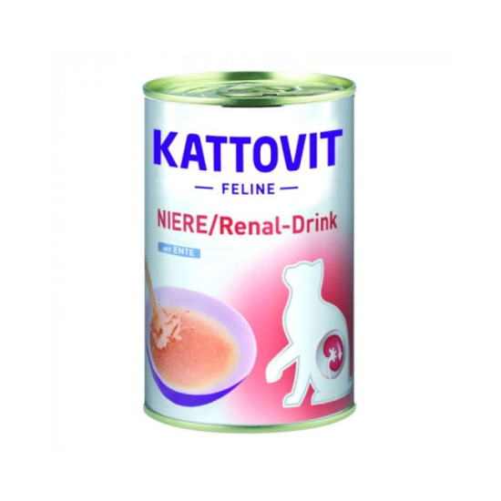 Kattovit Renal Drink παπια Σούπα Γάτας με Κρέας  135ml