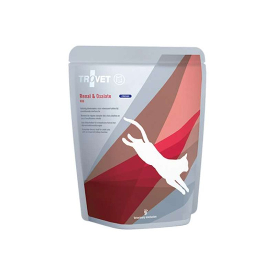 Trovet Cat Υγρή Τροφή – Pouch Γάτας Renal & Oxalate Chicken 85gr