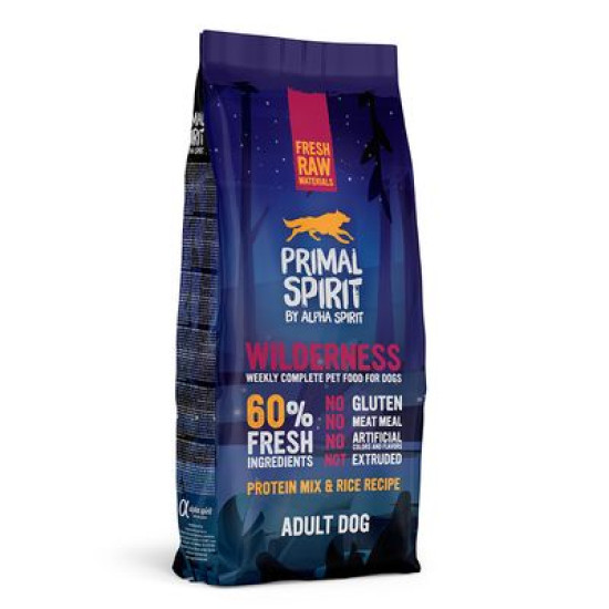 Primal Spirit 60% Wilderness τροφή για σκύλους 1kg
