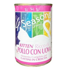 4 Seasons Κονσέρβα Γάτας Kitten Chicken 400gr