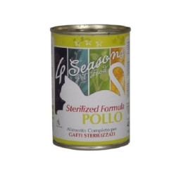 4 Seasons Κονσέρβα Γάτας Sterilised CHICKEN 400gr