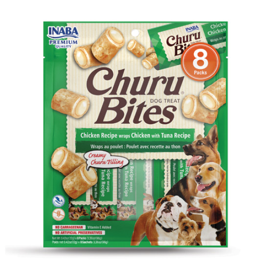 Inaba Churu Dog Bites Chicken & Tuna 96gr