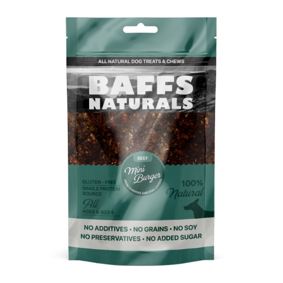 Baffs Naturals Beef Mini Burger 100gr