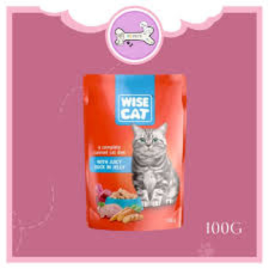 Wise Cat with Juicy Duck σε Ζελέ 100gr