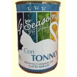 4 Seasons Κονσέρβα Υγρή Τροφή για Ενήλικες Γάτες σε Κονσέρβα με Τόνο 400gr