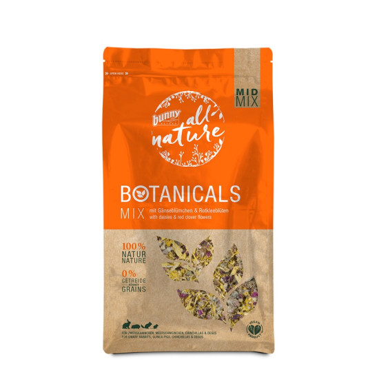 BOTANICALS MID MIX- Mix with daisies & red clover flowers 120 gr