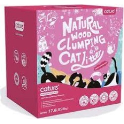 Cature Οικολογική Άμμος Γάτας Wood Clumping Cat Litter Odor Controlplus 20Litra