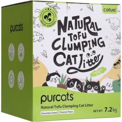 Cature Pure Tofu Clumping Cat Litter Green Tea Scent 18lt (7.2kg)