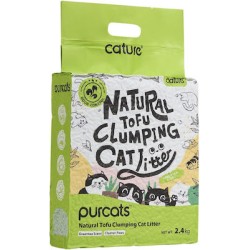 Cature Pure Tofu Clumping Cat Litter Green Tea Scent 6lt (2.4kg)