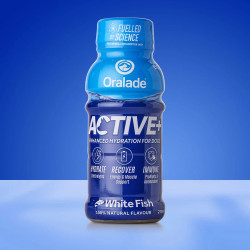 Oralade Active Συμπλήρωμα Διατροφής, Ισοτονικό Ρόφημα Ηλεκτρολυτών  με λευκό ψαρο 250ml