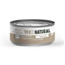 Fresh Farm 100% Natural Υγρή Τροφή Γάτας Μους με Αρνί 85gr