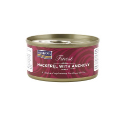 Finest Fish4Cats Mackerel with Anchovy 70g