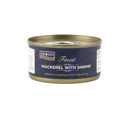 Finest Fish4Cats Mackerel with Shrimp 70g
