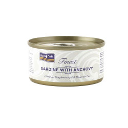 Finest Fish4Cats Sardine with Anchovy 70g