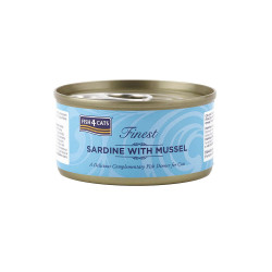 Finest Fish4Cats Sardine with Mussel 70G