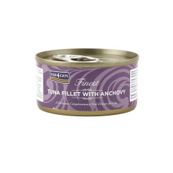 Finest Fish4Cats Tuna Fillet with Anchovy 70g