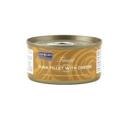 Finest Fish4Cats Tuna Fillet with Cheese 70G