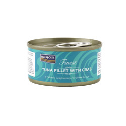 Finest Fish4Cats Tuna Fillet with Crab 70g