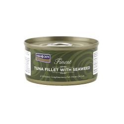Finest Fish4Cats Tuna Fillet with Seaweed 70g
