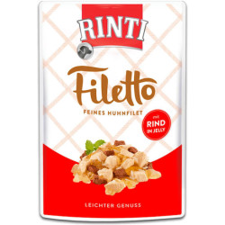 Rinti Filetto Υγρή Τροφή Σκύλων σε Φακελάκι με Κοτόπουλο 100gr