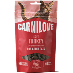 Carnilove Soft Λιχουδιές με Γαλοπούλα 50g