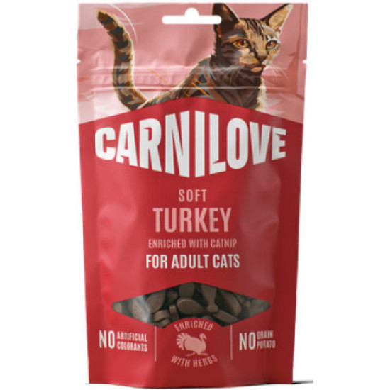 Carnilove Soft Λιχουδιές με Γαλοπούλα 50g