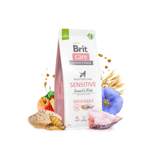 Brit Care Sustainable® Dog Sensitive insect & fish12kg