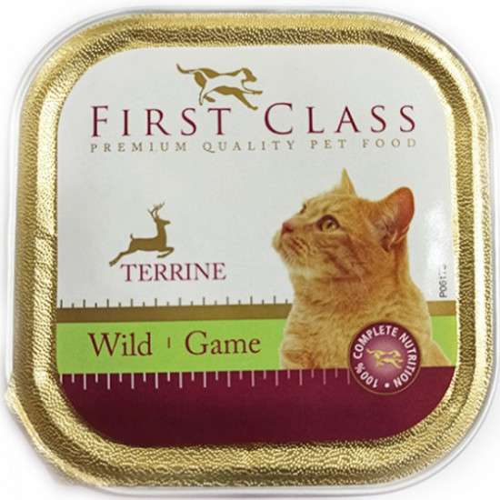  First Class Δισκάκι Γάτας Wild Game 100gr