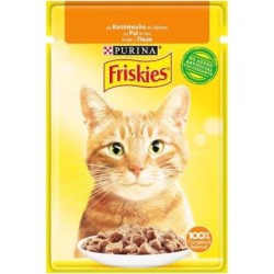 Τροφή για γάτες με Κοτόπουλο κομματάκια Σε Σάλτσα 85gr