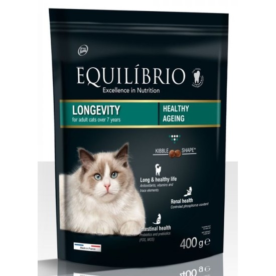 EQUILIBRIO CAT LONGEVITY 400GR (ΑΝΩ ΤΩΝ 7 ΕΤΩΝ)