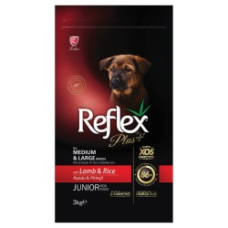 Reflex Plus Medium & Large Junior Αρνί 15kg 