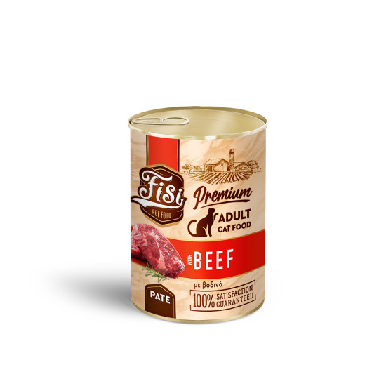 FISI CAT ADULT ΒΟΔΙΝΟ ΠΑΤΕ 400gr
