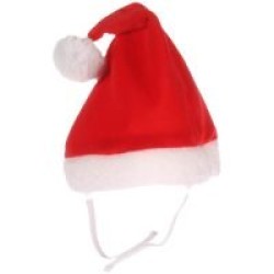 CHRISTMAS PONNE SANTA HAT RED 17,5x4x22CM