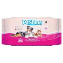 PetShine Υγρά Μαντηλάκια Καθαρισμού passion 40τμχ